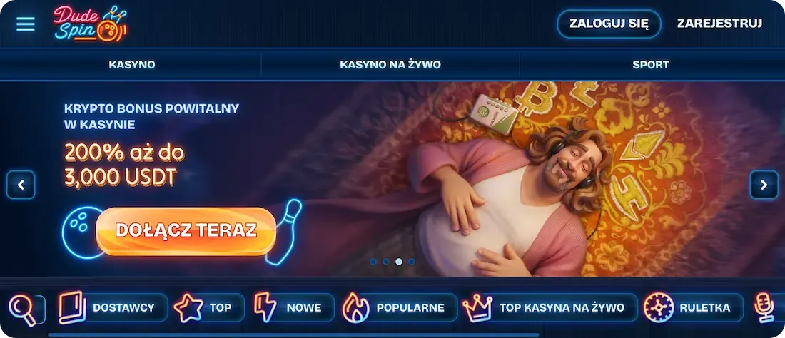 strona kasyna dudespin