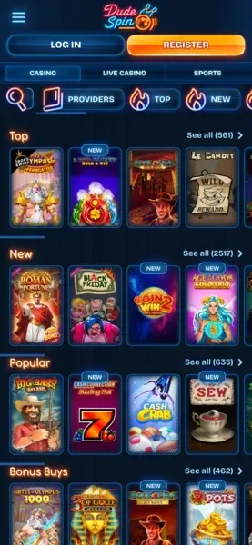 Dudespin Games